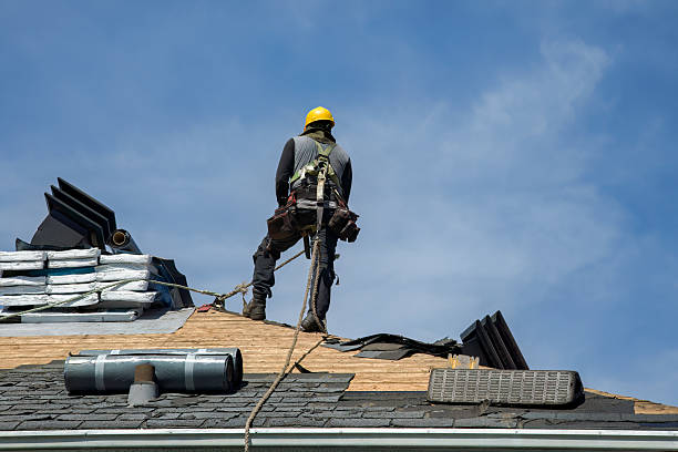 Professional Storm Damage Roof Repair technician working in Fort Mc Coy, FL